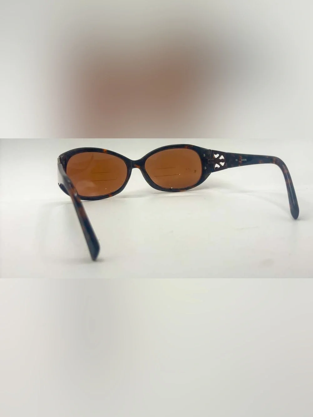 Guess Brown Oval Sunglasses Frames Only